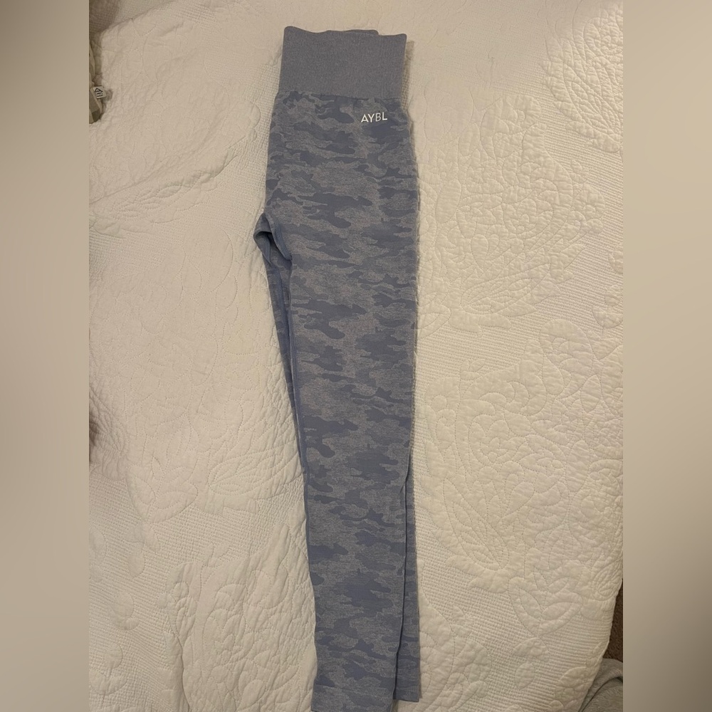 Light blue camo AYBL leggings